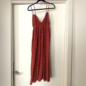 Gorgeous Rust Colored Maxi Dress
